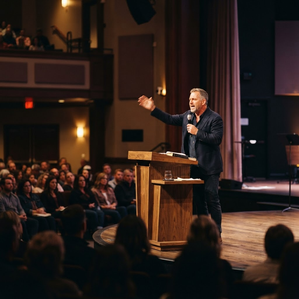 Joshua Luis Pereira preaching